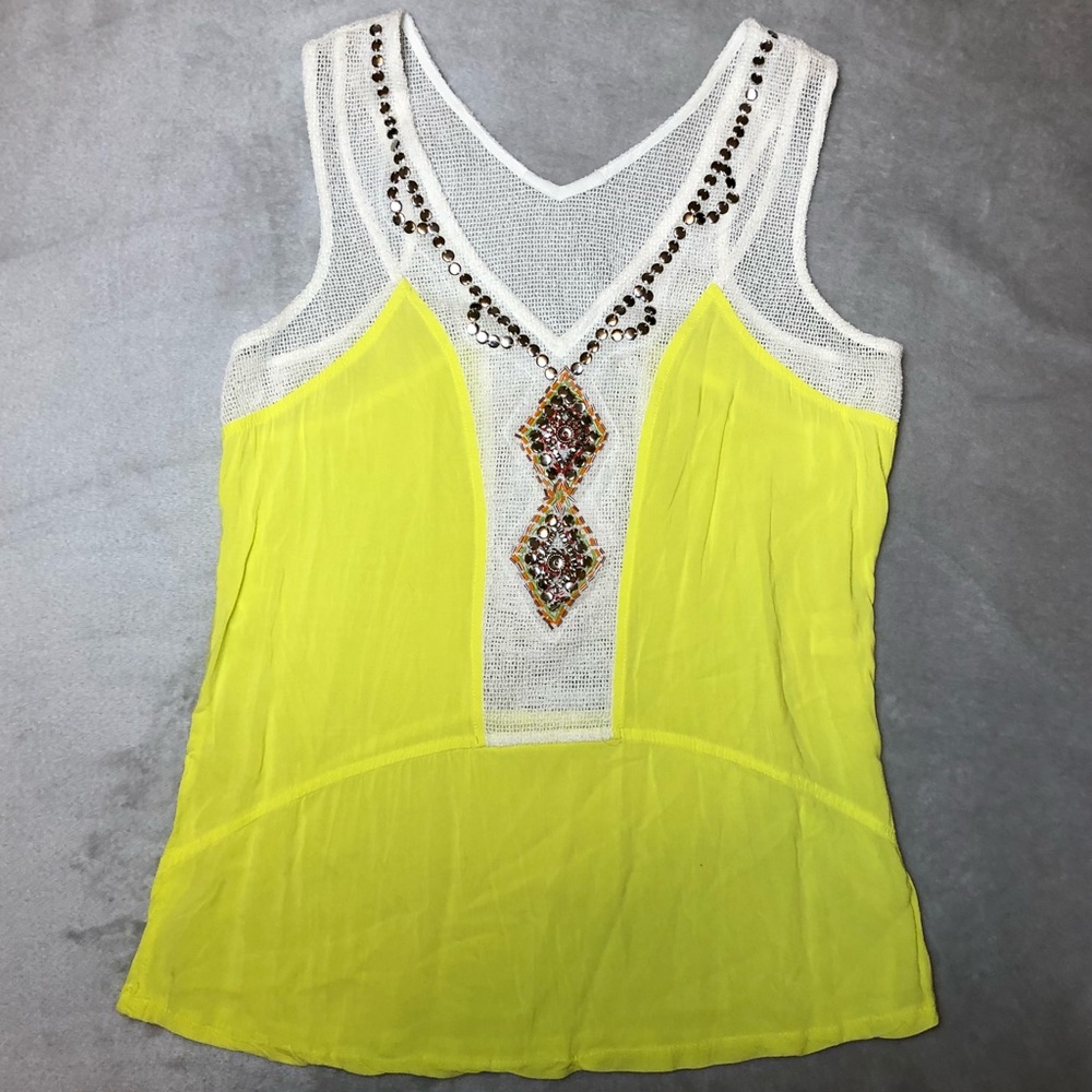 Yellow tank top